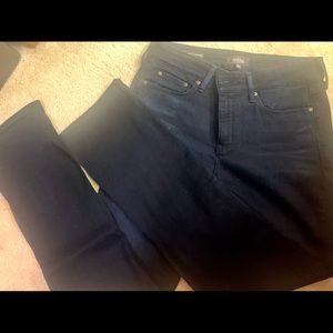 NYDJ Dark Blue straight leg jeans 8's